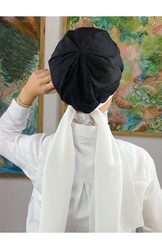 White Ready to Wear Turban 31NZL7052231-01