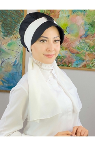 White Ready to Wear Turban 31NZL7052231-01