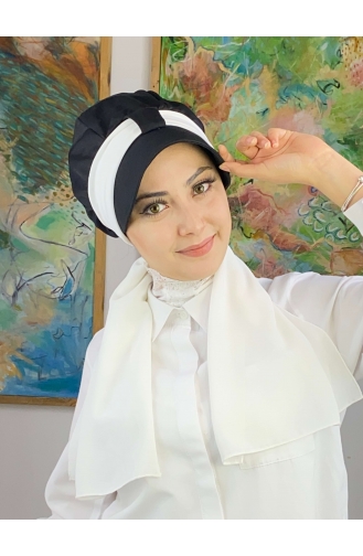 White Ready to Wear Turban 31NZL7052231-01