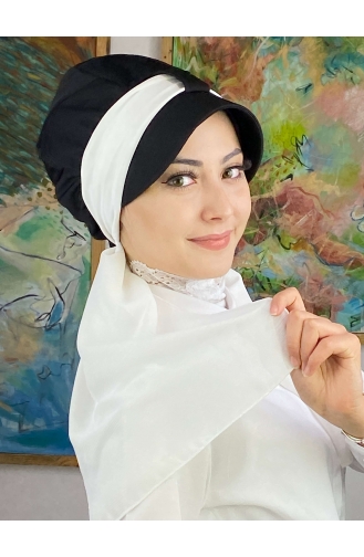 White Ready to Wear Turban 31NZL7052231-01