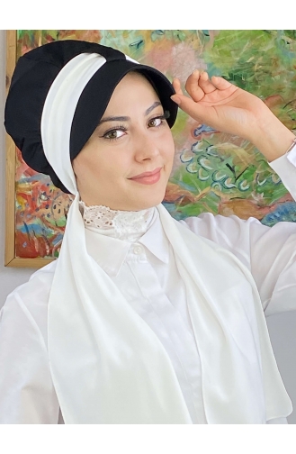 White Ready to Wear Turban 31NZL7052231-02