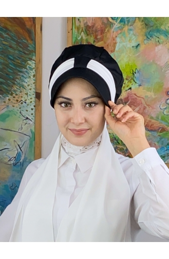 White Ready to Wear Turban 31NZL7052231-02