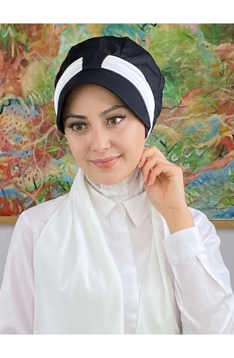 White Ready to Wear Turban 31NZL7052231-02