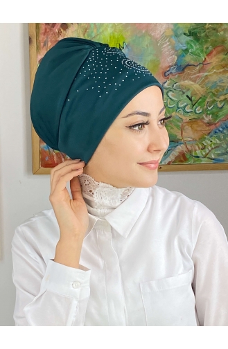 Dark Oil Blue Ready to wear Turban 103NZL70522103-01