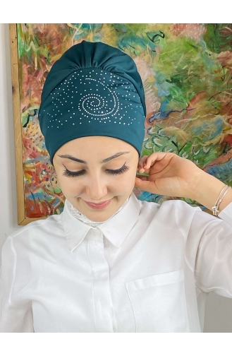 Dark Oil Blue Ready to wear Turban 103NZL70522103-01