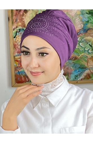 Light purple Ready to wear Turban 103NZL70522103-05