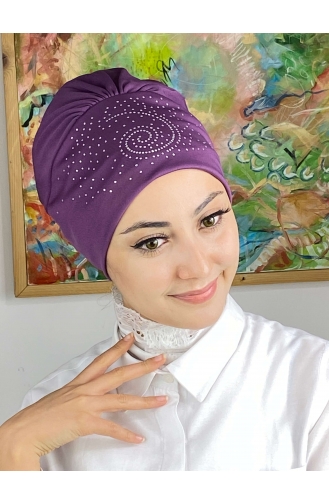 Light purple Ready to wear Turban 103NZL70522103-05
