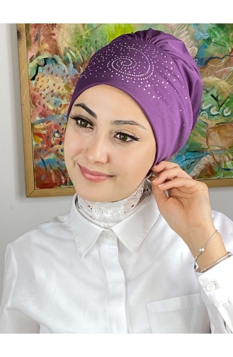 Light purple Ready to wear Turban 103NZL70522103-05