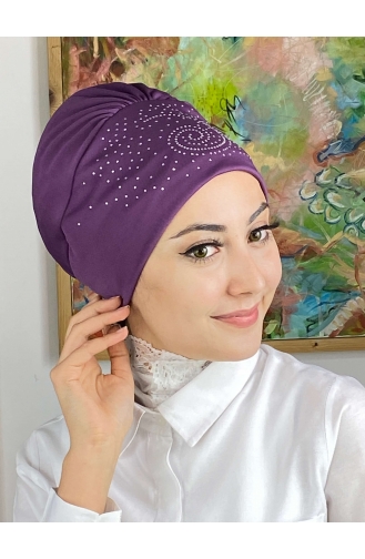 Light purple Ready to wear Turban 103NZL70522103-05