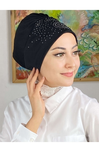 Black Ready to wear Turban 103NZL70522103-06