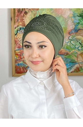 Henna Green Ready to wear Turban 103NZL70522103-08