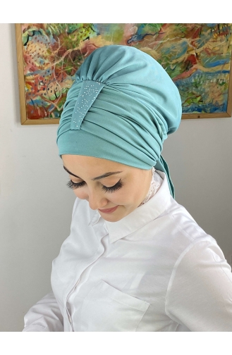 Sea Green Ready to Wear Turban 76NZL7052276-10