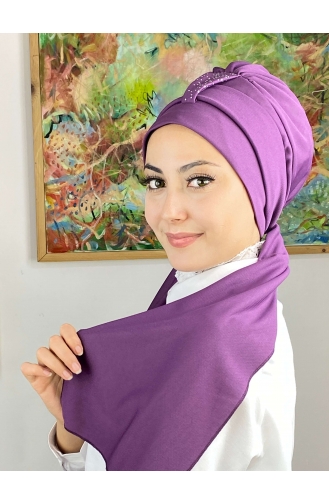 Hellviolett Praktischer Turban 76NZL7052276-02