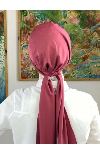 Dark Dusty Rose Ready to Wear Turban 76NZL7052276-03