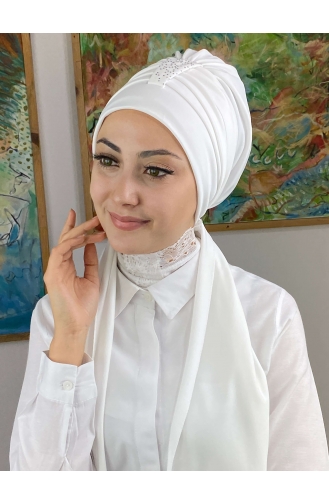 Turban Pret-a-Porter Blanc 76NZL7052276-09