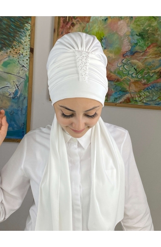 Turban Pret-a-Porter Blanc 76NZL7052276-09