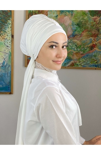 Turban Pret-a-Porter Blanc 76NZL7052276-09