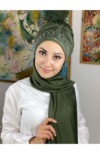 Henna Green Ready to Wear Turban 53NZL7052253-10