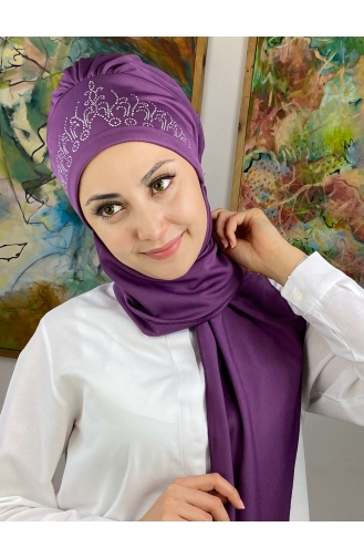 Purple Ready to wear Turban 53NZL7052253-05