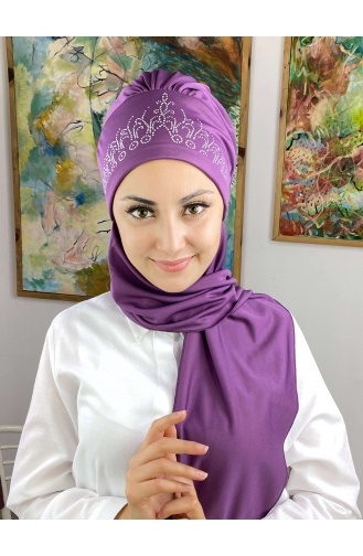 Purple Ready to wear Turban 53NZL7052253-05