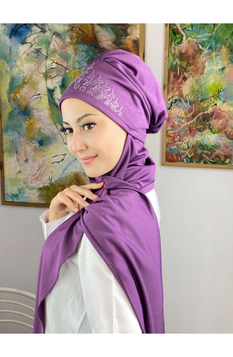 Purple Ready to wear Turban 53NZL7052253-05