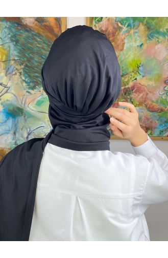 Prenses Büzgülü Atkılı Bone 53NZL7052253-06 Siyah