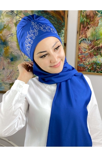 Prenses Büzgülü Atkılı Bone 53NZL7052253-08 Saks