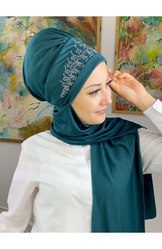 Oil Blue Ready to wear Turban 53NZL7052253-09