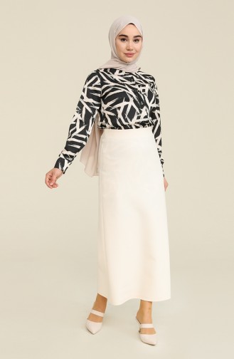 Ecru Skirt 10202236ETK-01