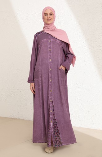 Purple Abaya 9393-03
