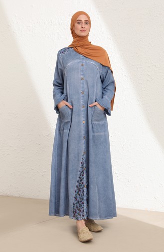 Abayas Bleu Glacé 9393-06