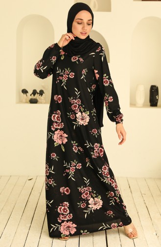 Pink Hijab Dress 1773-02