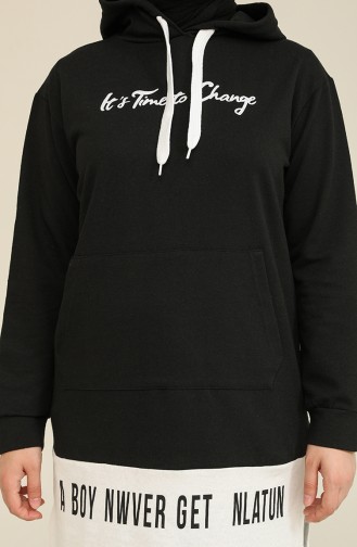 Sweatshirt Noir 3328-08
