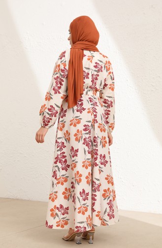 Robe Hijab Bordeaux 5707-02