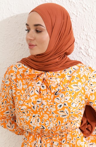 Robe Hijab Orange 7711-08