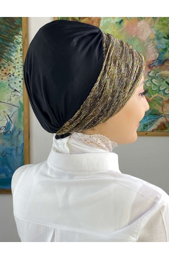 Golden Yellow Ready to wear Turban 4914MAYŞAP49-01