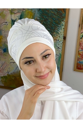 Weiß Praktischer Turban 63NZL7052263-01