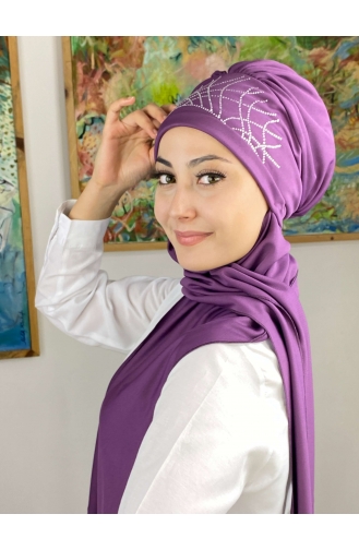 Turban Pret-a-Porter Pourpre clair 63NZL7052263-09