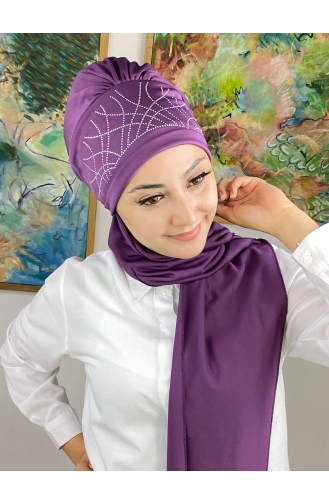 Turban Pret-a-Porter Pourpre clair 63NZL7052263-09