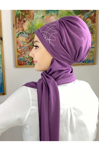 Turban Pret-a-Porter Pourpre clair 63NZL7052263-09