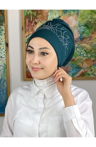 Oil Blue Ready to wear Turban 83NZL7052283-01