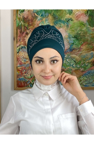 Oil Blue Ready to wear Turban 83NZL7052283-01