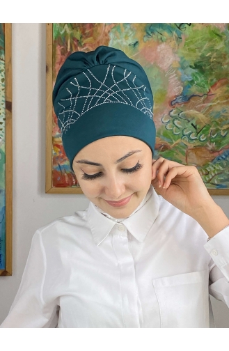 Oil Blue Ready to wear Turban 83NZL7052283-01