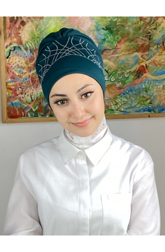 Oil Blue Ready to wear Turban 83NZL7052283-01