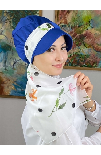 Saks-Blau Praktischer Turban 15NZL7052215-01