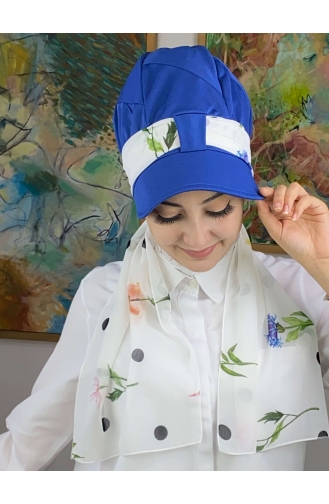 Saks-Blau Praktischer Turban 15NZL7052215-01