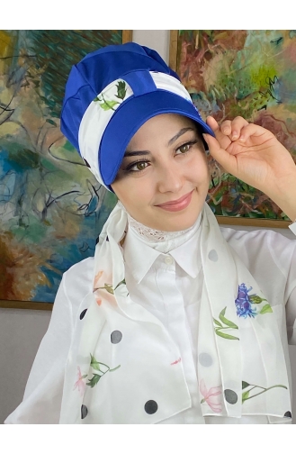 Saks-Blau Praktischer Turban 15NZL7052215-01