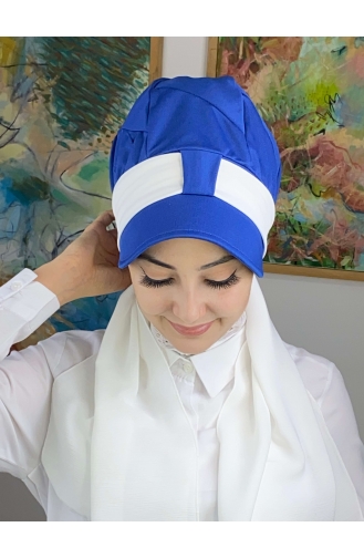 Saks-Blau Praktischer Turban 15NZL7052215-02