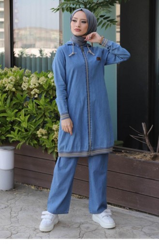 Ensemble Bleu Jean 10401.Açık Kot
