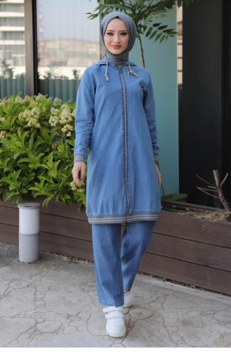 Ensemble Bleu Jean 10401.Açık Kot